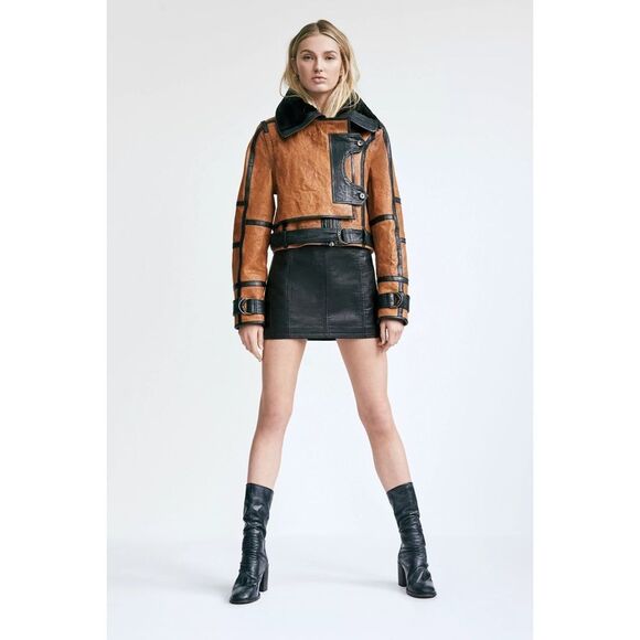 Free People x Nicholas K Tanner Shearling Jacket - Picture 1 of 16